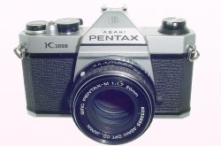 Pentax K1000 35mm Film SLR Manual Camera + Pentax-M 50mm F/1.7 SMC Lens