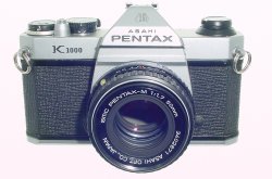 Pentax K1000 35mm Film SLR Manual Camera + Pentax-M 50mm F/1.7 SMC Lens
