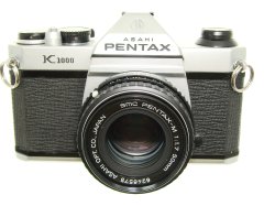 Pentax K1000 35mm Film SLR Manual Camera + Pentax-M 50mm F/1.7 SMC Lens