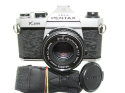 Pentax K1000 35mm Film SLR Manual Camera + Pentax-M 50mm F/1.7 SMC Lens