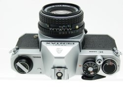Pentax K1000 35mm Film SLR Manual Camera + Pentax-M 50mm F/1.7 SMC Lens