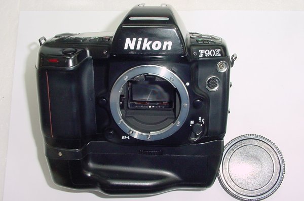 Nikon F90X 35mm SLR Film Camera with Nikon MB-10 Grip