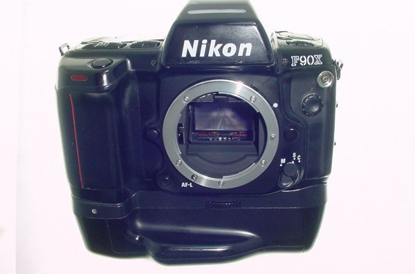 Nikon F90X 35mm SLR Film Camera + MF-26 Back & Nikon MB-10 Grip