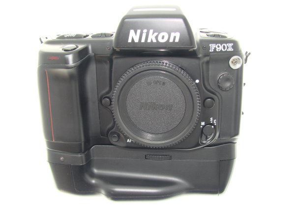 Nikon F90X 35mm SLR Film Camera Body with Nikon MB-10 Battery Grip