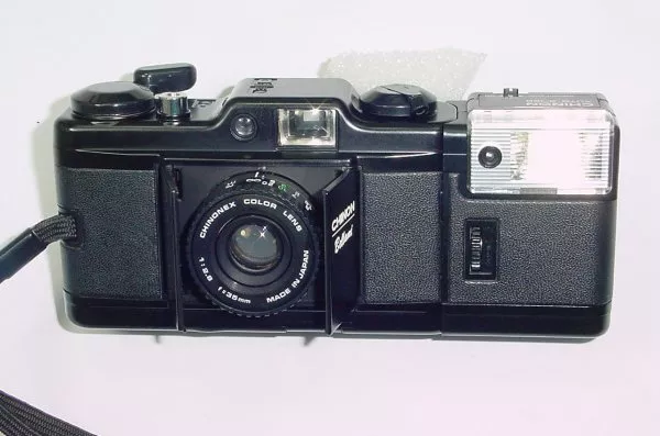 CHINON Bellami 35mm Film Camera 35/2.8 Lens with Auto S-120
