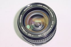 MINOLTA 28mm F/3.5 W.ROKKOR-SG MC Manual Focus Wide Angle Lens Excellent