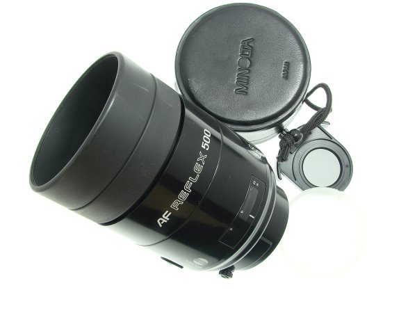 MINOLTA 500mm F/8 REFLEX AF telephoto MIRROR Lens For Sony A Mount