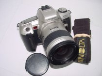MINOLTA 505si SUPER DYNAX 35mm Film SLR Camera + 28-80mm F/3.5-5.6 AF Zoom Lens