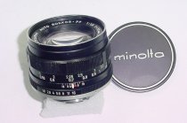 MINOLTA 55mm F/1.8 ROKKOR - PF Auto Standard Manual Focus Lens - Excellent