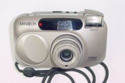 MINOLTA 70W RIVA ZOOM MULTI AF Point & Shoot Compact Film Camera 28-70mm Lens