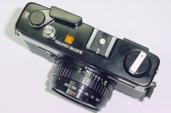 minolta HI-MATIC E 35mm Film Rangefinder Manual Camera ROKKOR-QF 40mm F/1.7 Lens