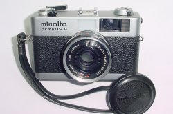 minolta HI-MATIC G 35mm Film Compact Camera ROKKOR 38mm F/2.7 Lens