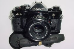 Canon A-1 35mm SLR Film Manual Camera with Canon 50mm F/1.8 FD Lens