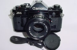 Canon A-1 35mm SLR Film Manual Camera with Canon 50mm F/1.8 FD Lens