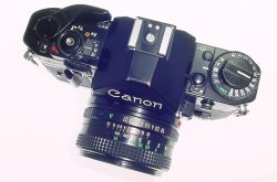 Canon A-1 35mm SLR Film Manual Camera with Canon 50mm F/1.8 FD Lens