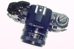 Canon A-1 35mm SLR Film Manual Camera with Canon 50mm F/1.8 FD Lens