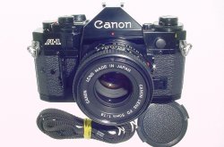 Canon A-1 35mm SLR Film Manual Camera with Canon 50mm F/1.8 FD Lens