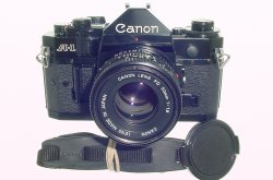 Canon A-1 35mm SLR Film Manual Camera with Canon 50mm F/1.8 FD Lens