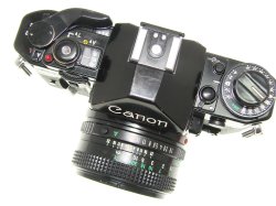 Canon A-1 35mm SLR Film Manual Camera with Canon 50mm F/1.8 FD Lens
