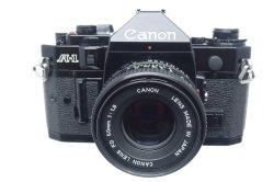 Canon A-1 35mm SLR Film Manual Camera with Canon 50mm F/1.8 FD Lens