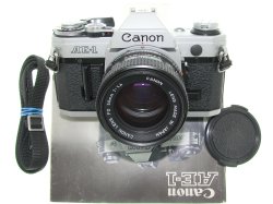 Canon AE-1 35mm SLR Film Manual Camera with Canon 50mm F/1.4 FD Lens