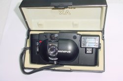Olympus XA 35mm Film Rangefinder Camera with F.Zuiko 35mm F/2.8 Lens + A11 Flash