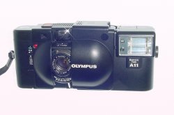 Olympus XA 35mm Film Rangefinder Camera with F.Zuiko 35mm F/2.8 Lens + A11 Flash