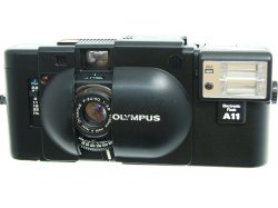 Olympus XA 35mm Film Rangefinder Camera with F.Zuiko 35mm F/2.8 Lens + A11 Flash
