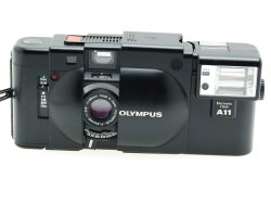 Olympus XA 35mm Film Rangefinder Camera with F.Zuiko 35mm F/2.8 Lens + A11 Flash