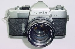 minolta SR-1 35mm Film SLR Manual Camera + Minolta 55/1.8 ROKKOR-PF Lens As Mint