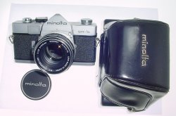 minolta SR-1s 35mm Film SLR Manual Camera + Minolta 55/1.8 ROKKOR-PF Lens