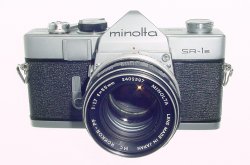 minolta SR-1s 35mm Film SLR Manual Camera + Minolta 55/1.8 ROKKOR-PF Lens
