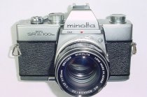 minolta SRT100b 35mm Film Manual Camera + Minolta 55/1.7 MC ROKKOR - PF Lens