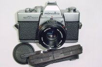 Minolta SRT100X 35mm Film SLR Manual Camera + MINOLTA 45mm F/2 MD Lens As MINT