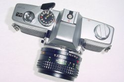 Minolta SRT100X 35mm Film SLR Manual Camera + Minolta 50/1.7 MC ROKKOR PF Lens