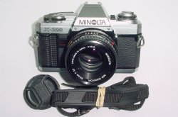 Minolta X-300 35mm Film SLR Manual Camera + Minolta 50mm F/1.7 MD Lens