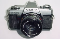 Minolta X-300 35mm Film SLR Manual Camera + Minolta 50mm F/1.7 MD Lens