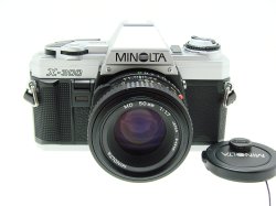 Minolta X-300 35mm Film SLR Manual Camera with 50mm F/1.7 MD Lens