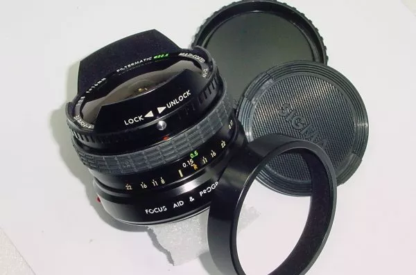 SIGMA 16mm F2.8 FISHEYE FILTERMATICミノルタ シグマ FISHEYE 16mm F2