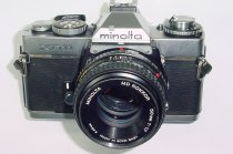 minolta XD 11 35mm Film SLR Manual Camera with Minolta 50mm F/1.7 ROKKOR MD Lens