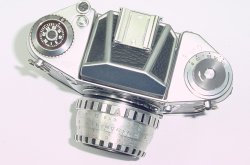EXA I a 35mm Film Manual SLR Camera with Meritar 50mm F/2.9 E. Ludwig Lens