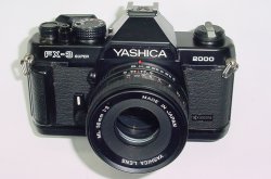 Yashica FX-3 SUPER 2000 35mm Film SLR Camera with Yashica 50mm F/2 ML Lens