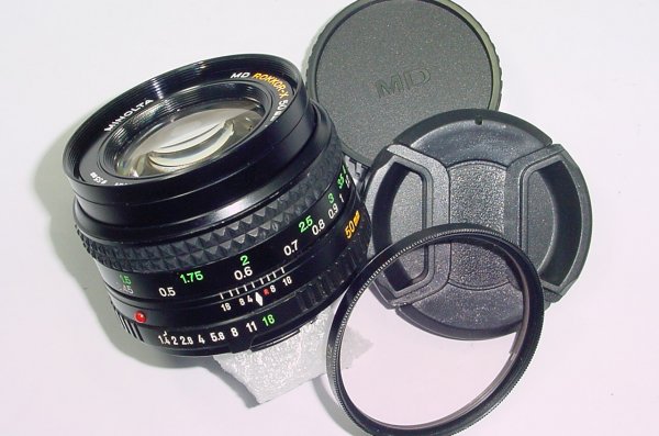 Minolta 50mm F/1.4 MD Rokkor-X Manual Focus Standard Lens