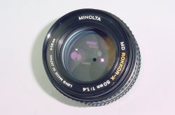 Minolta 50mm F/1.4 MD Rokkor-X Manual Focus Standard Lens