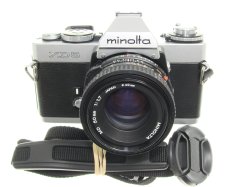 minolta XD 5 35mm Film SLR Manual Camera with Minolta 50mm f/1.7 MD Lens
