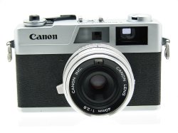 Canon Canonet 28 35mm Rangefinder Film Camera with 40mm F/2.8 Lens