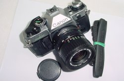 Canon AE-1 Program 35mm Film SLR Camera with Canon 35-70mm f/3.5-4.5 FD Zoom Lens