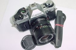 Canon AE-1 Program 35mm Film SLR Camera with Canon 35-70mm f/3.5-4.5 FD Zoom Lens