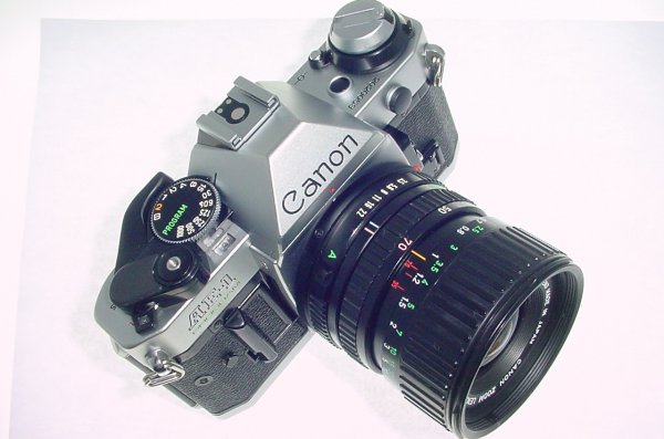 Canon AE-1 Program 35mm Film SLR Camera with Canon 35-70mm f/3.5-4.5 FD Zoom Lens