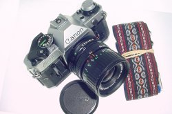 Canon AE-1 Program 35mm Film SLR Camera with Canon 35-70mm f/3.5-4.5 FD Zoom Lens